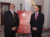 Daljit Nirman with His Excellency Nadir Patel, High Commissioner of Canada in India at Canada House during the launch of Air Canada non-stop flight between Toronto and Delhi.